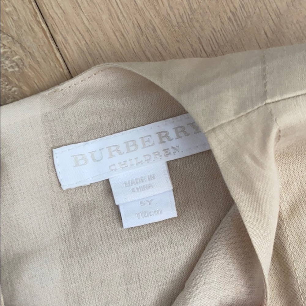Burberry Kids Formal Dress - Navy, White, Red Plaid - Picture 2 of 3